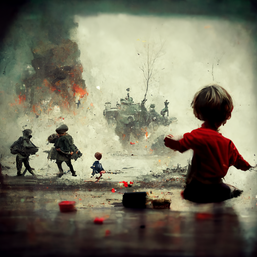 Kid Playground in the War