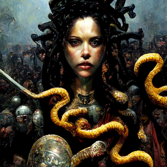 Hyperrealistic Medusa